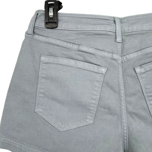 Market & Spruce Flat Front Cotton Blend Shorts Light Blue Size 12 NWT - Picture 3 of 8